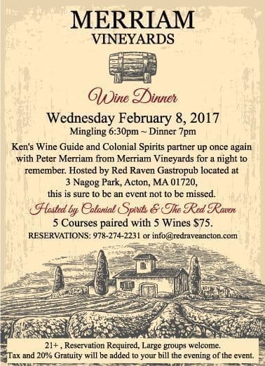 Merriam Wine Dinner 2