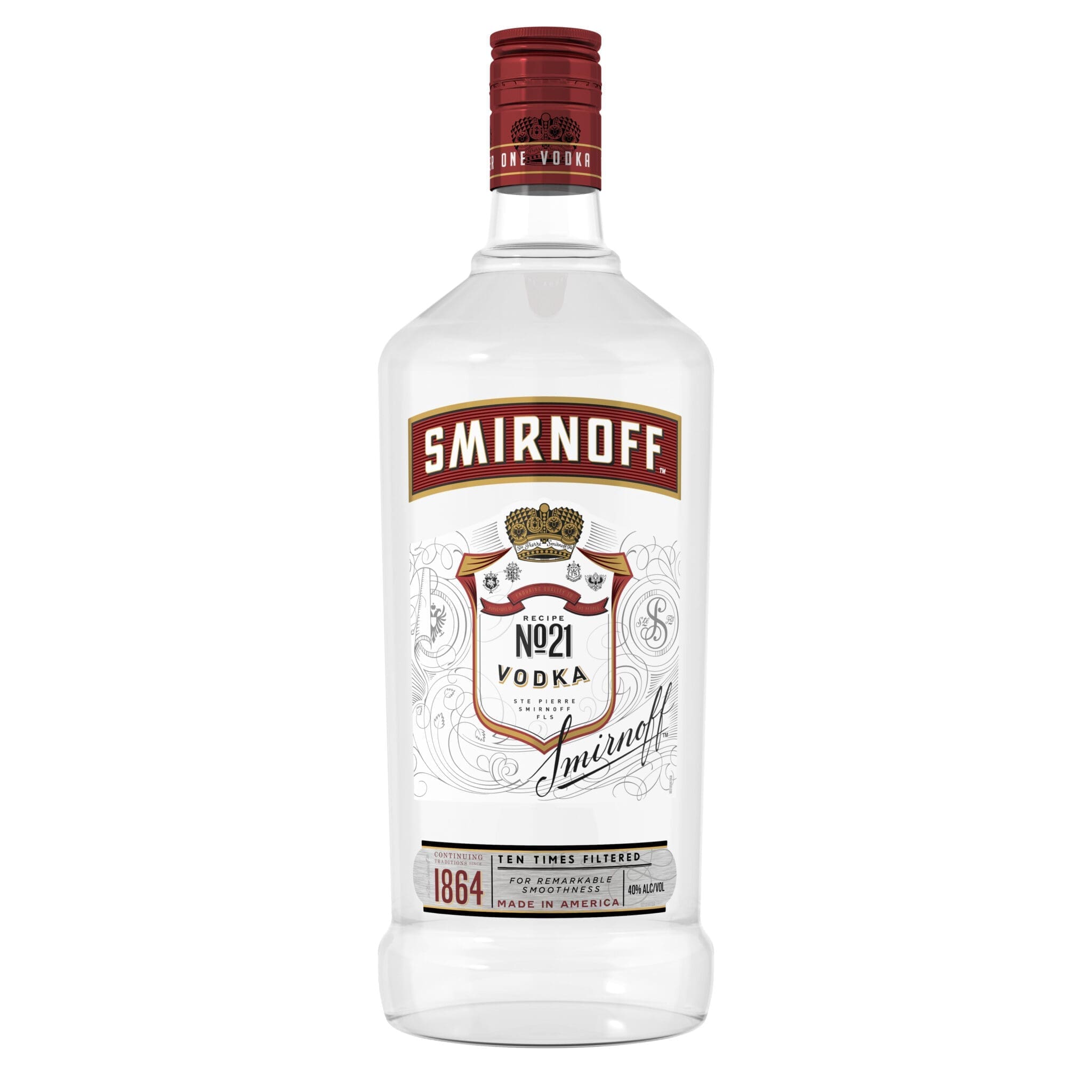 Smirnoff Red Label Vodka 80* - 1.75l