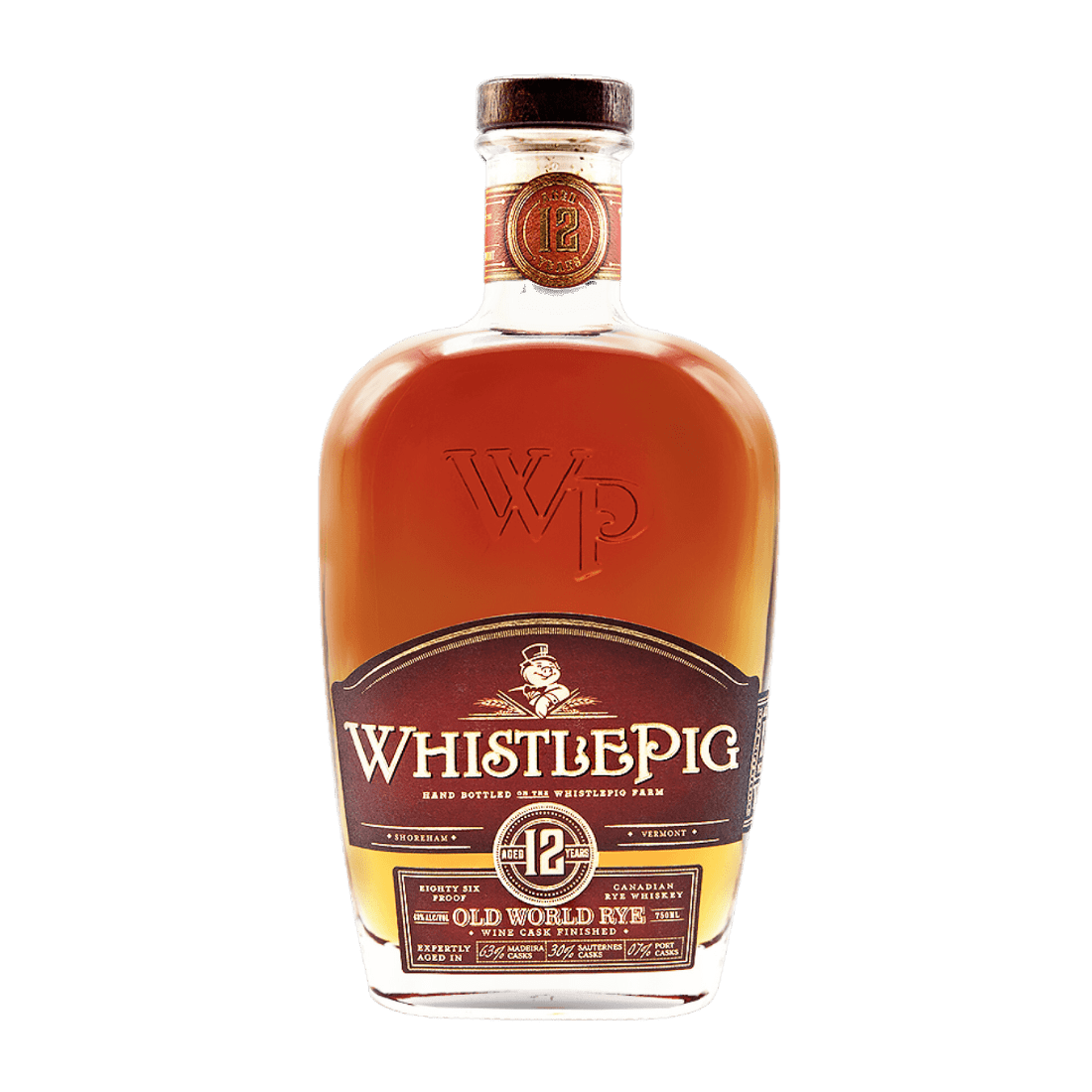 Whistlepig Old World 12yr Rye Whiskey - 750ml