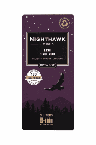 Bota Box 3l Nighthawk Lush Pinot Noir - 3l