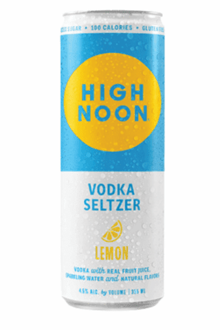 High Noon Lemon - 4 pack cans